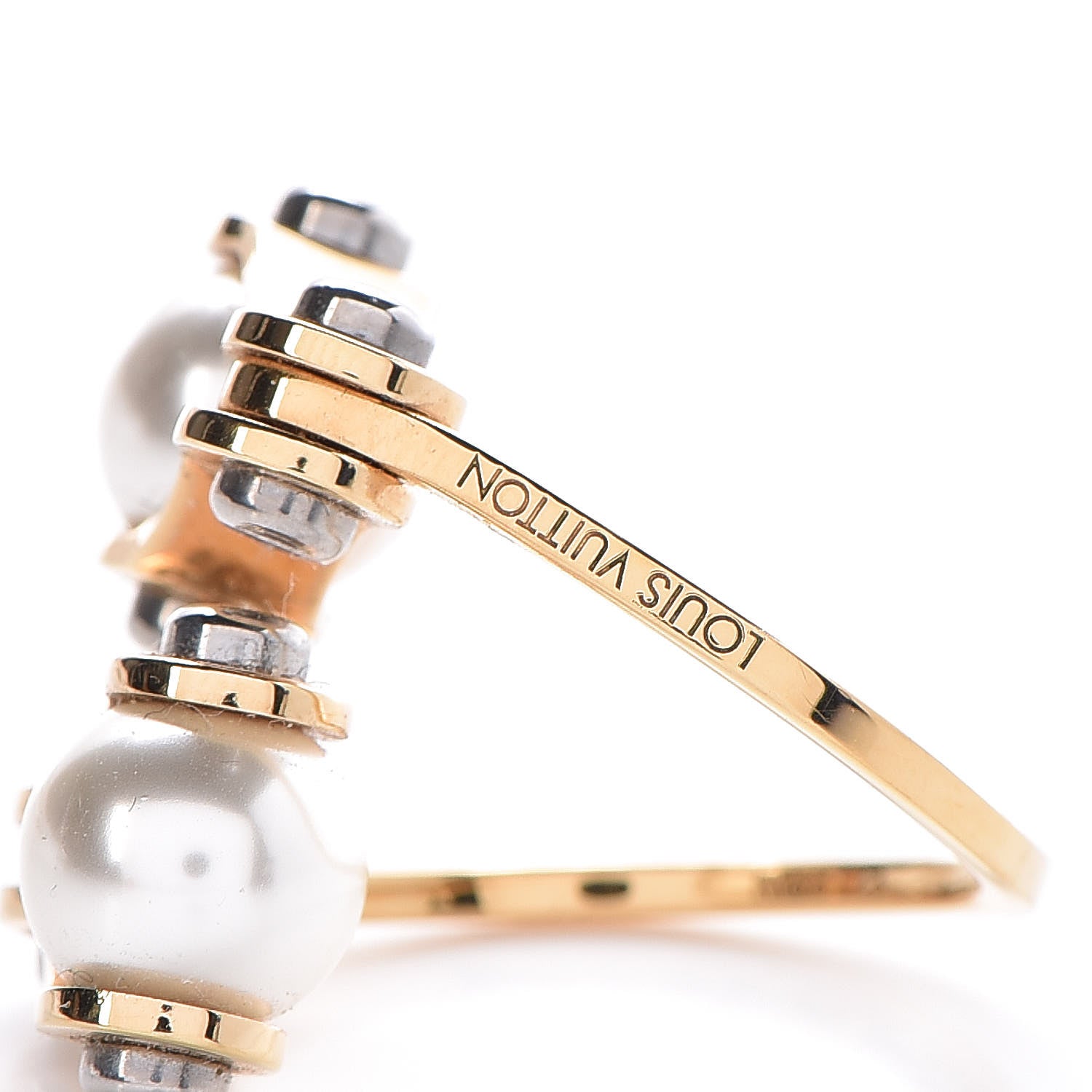 Louis Vuitton Pearl Speedy Ring 5.75 4 of 6