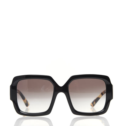 Prada Oversized Monochrome Sunglasses SPR 21X Black Tortoise 2 of 8