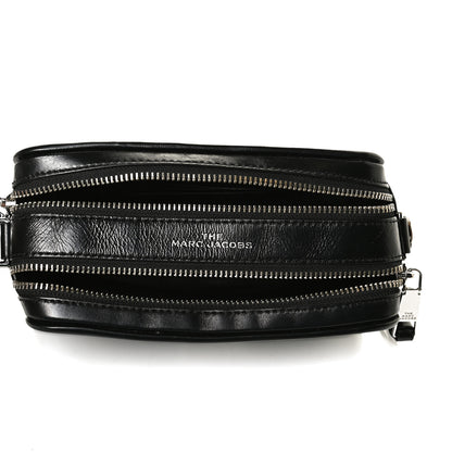 Marc Jacobs Natural Grain Calfskin Quilted The Softshot 21 Bag Black 5 of 14