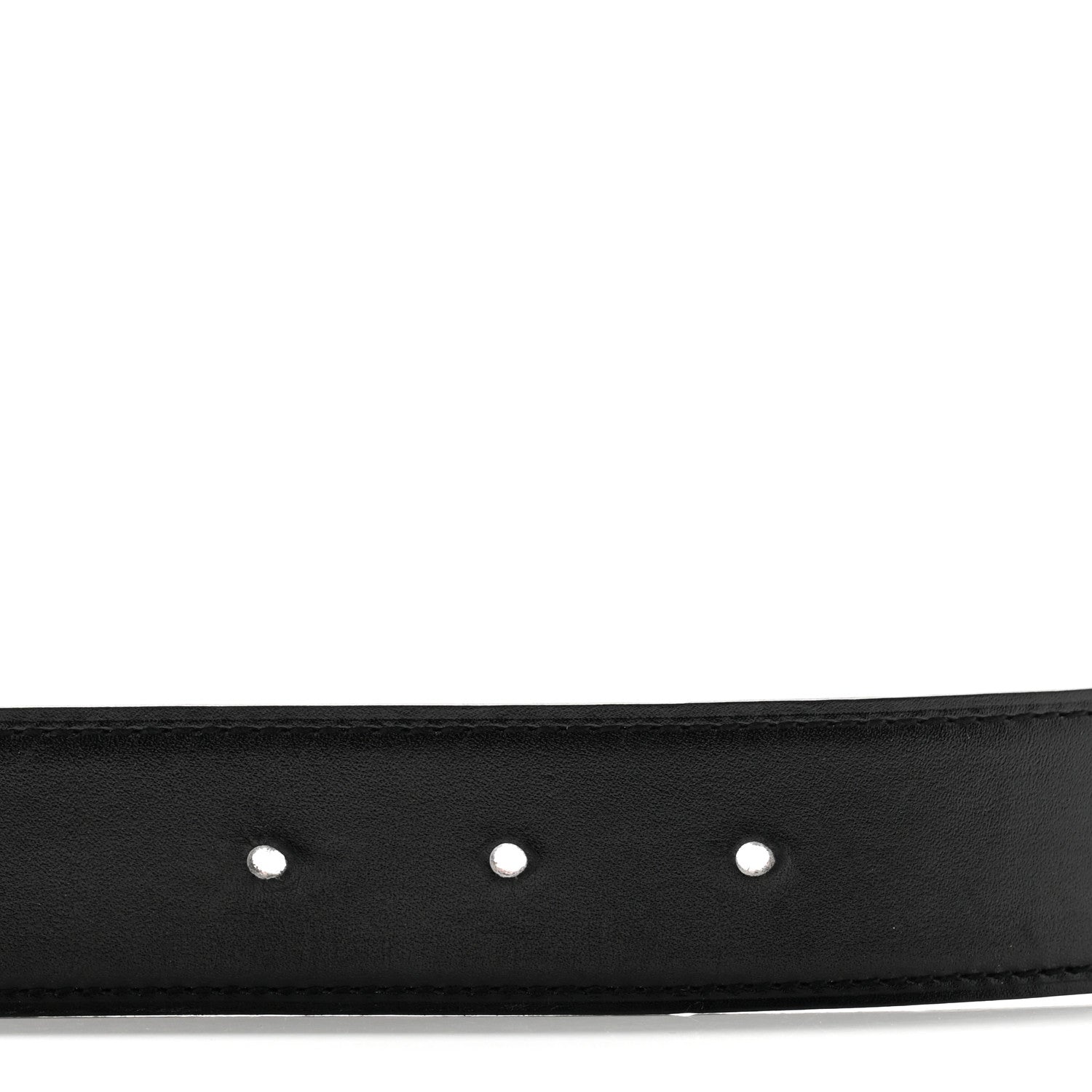 Hermes Box Togo 32mm Striee H Belt 85 34 Black Orange 3 of 7