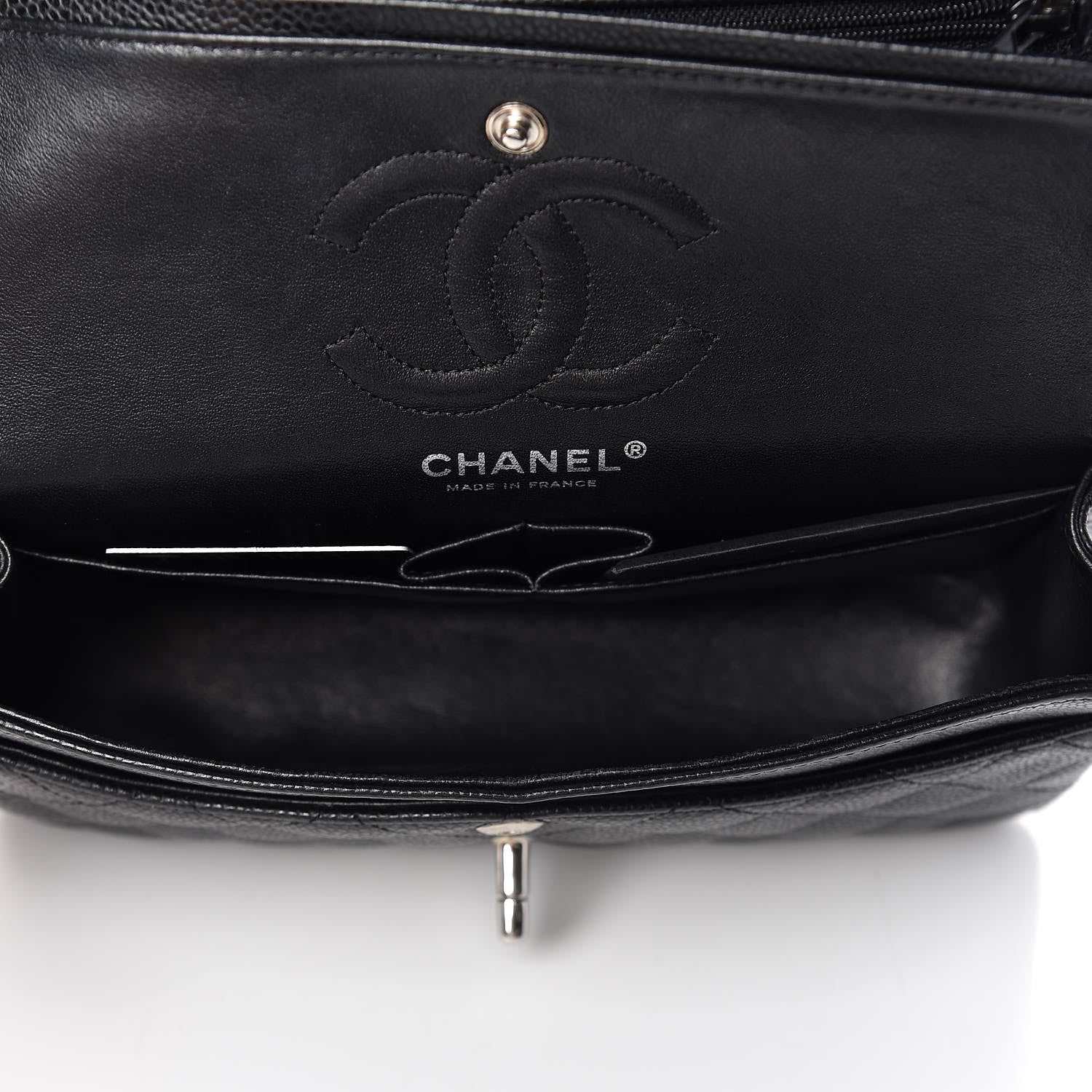Chanel Caviar Quilted Small Double Flap Black 6 of 10