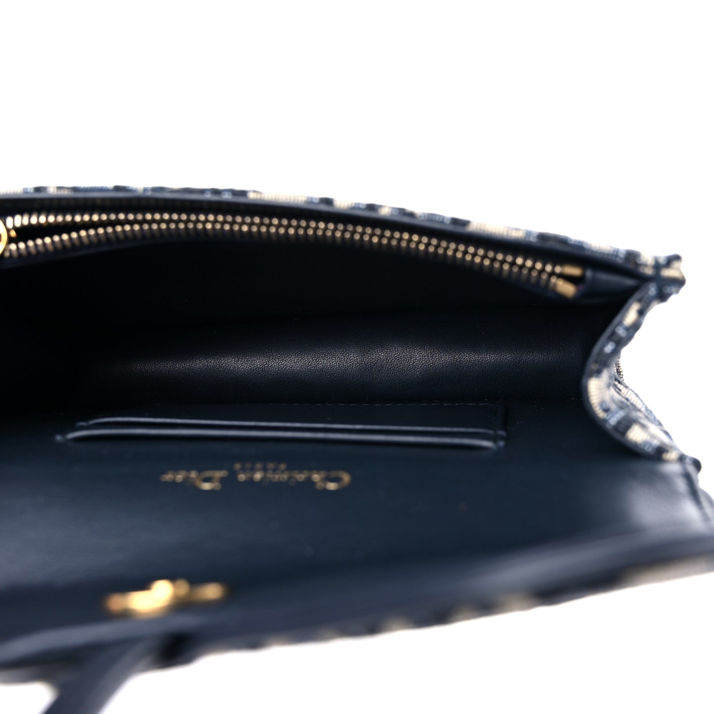Oblique Saddle Belt Bag Blue