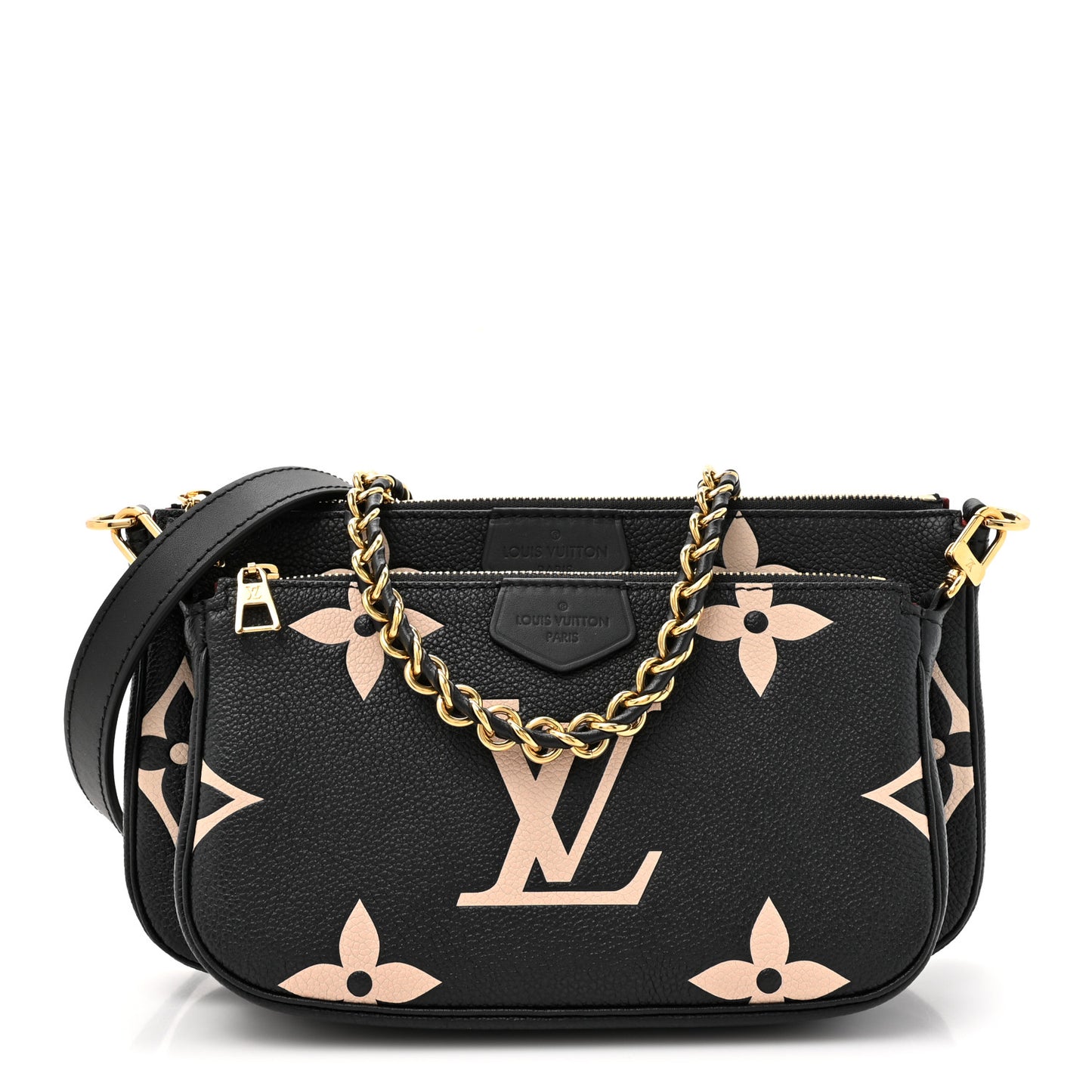 Empreinte Monogram Giant Multi Pochette Accessories Black Beige