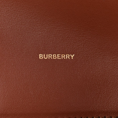 Burberry Vintage Check Grain Calfskin Halton Wallet Tan 6 of 7