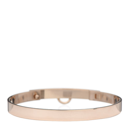 Hermes 18K Rose Gold Diamond PM Collier De Chien Bracelet ST 3 of 4