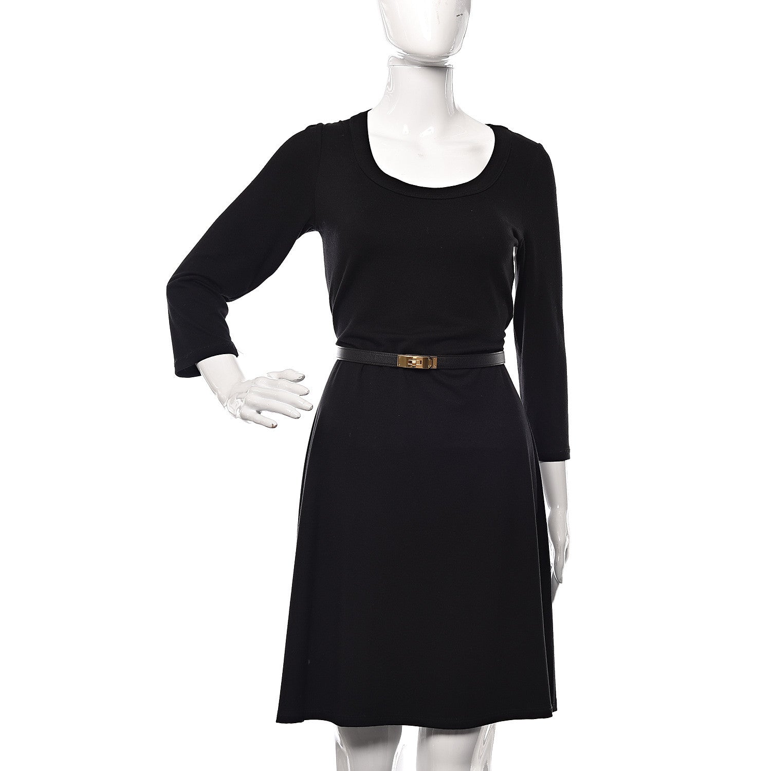 Hermes Epsom Kelly Belt Black 2 of 6