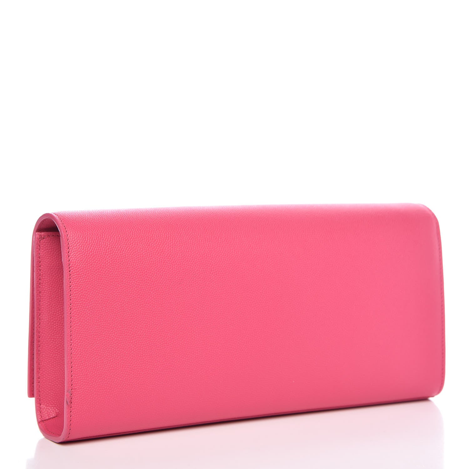 Saint Laurent Grain De Poudre Classic Monogram Clutch Lipstick Fuchsia 3 of 10