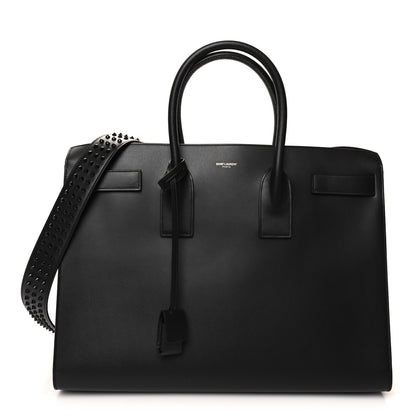 Saint Laurent Calfskin Stud Large Sac De Jour Carryall Black 1 of 10