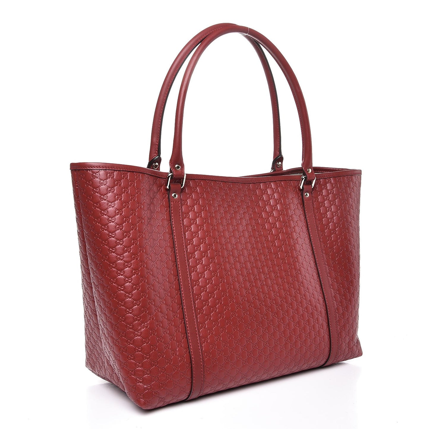 Microguccissima Medium Joy Tote Red