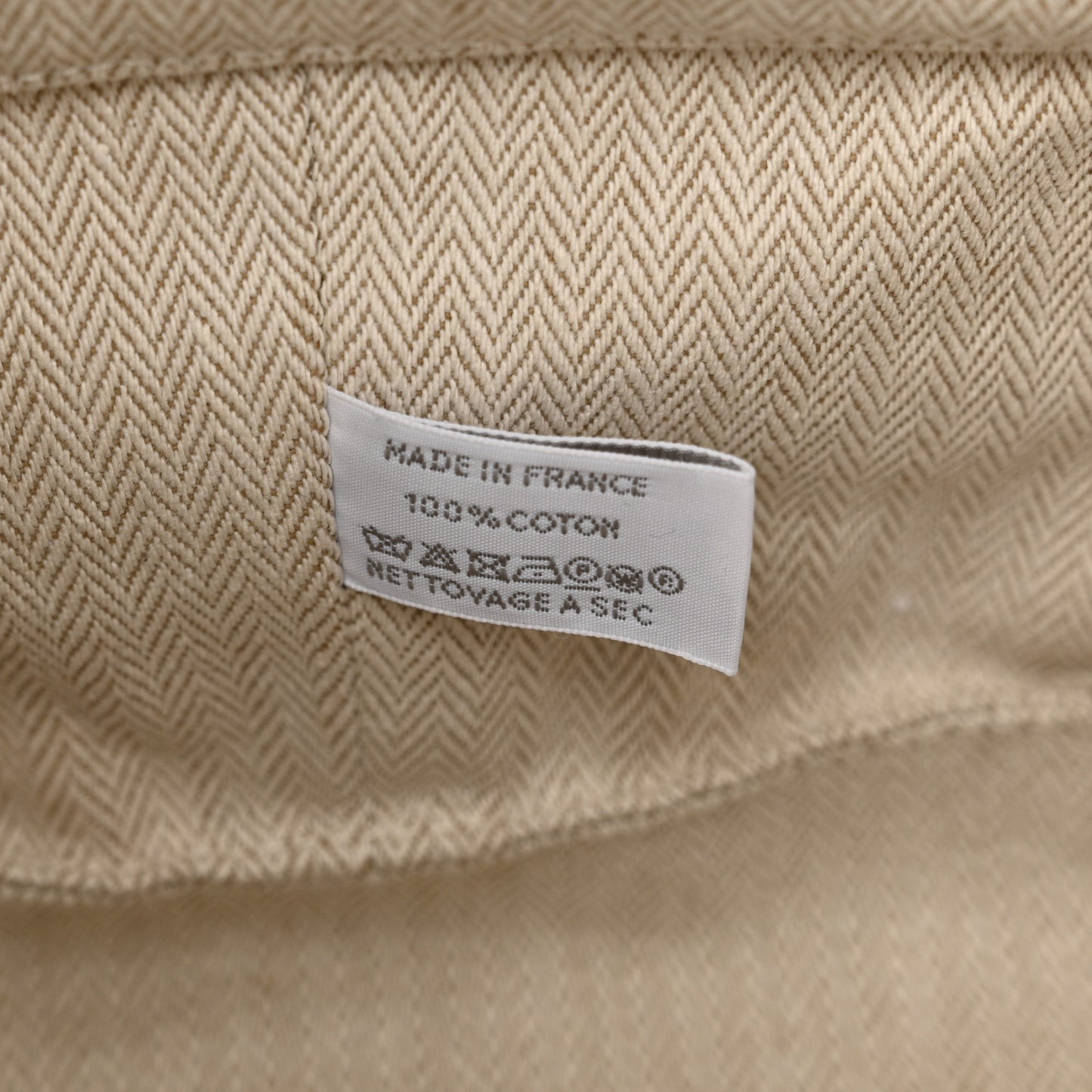 H Canvas Embroidered Les Cabanes Backpack Marine Menthe