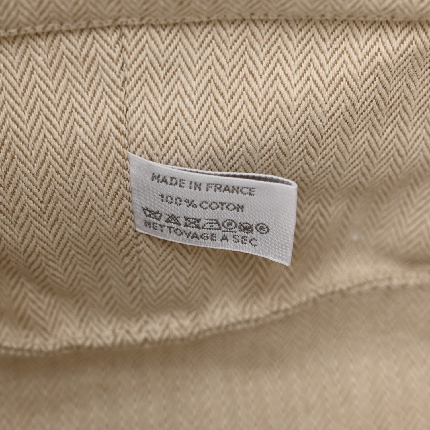 Hermes H Canvas Embroidered Les Cabanes Backpack Marine Menthe 6 of 10