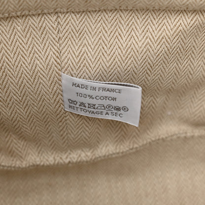 Hermes H Canvas Embroidered Les Cabanes Backpack Marine Menthe 6 of 10