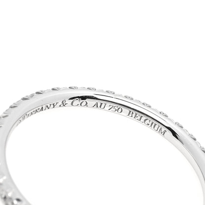Tiffany 18K White Gold Diamond Metro Band Ring 47 4 4 of 5