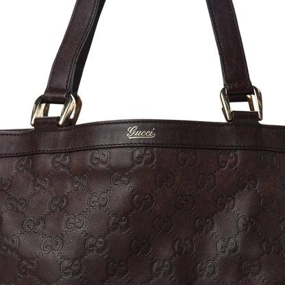 Gucci Guccissima Medium Abbey Tote Brown 10 of 10