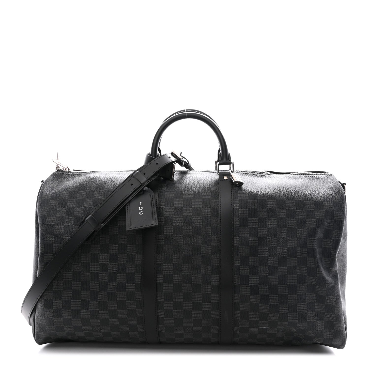 Louis Vuitton Damier Graphite Keepall Bandouliere 55 1 of 9