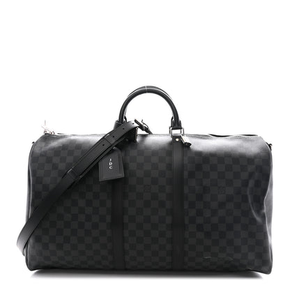 Louis Vuitton Damier Graphite Keepall Bandouliere 55 1 of 9