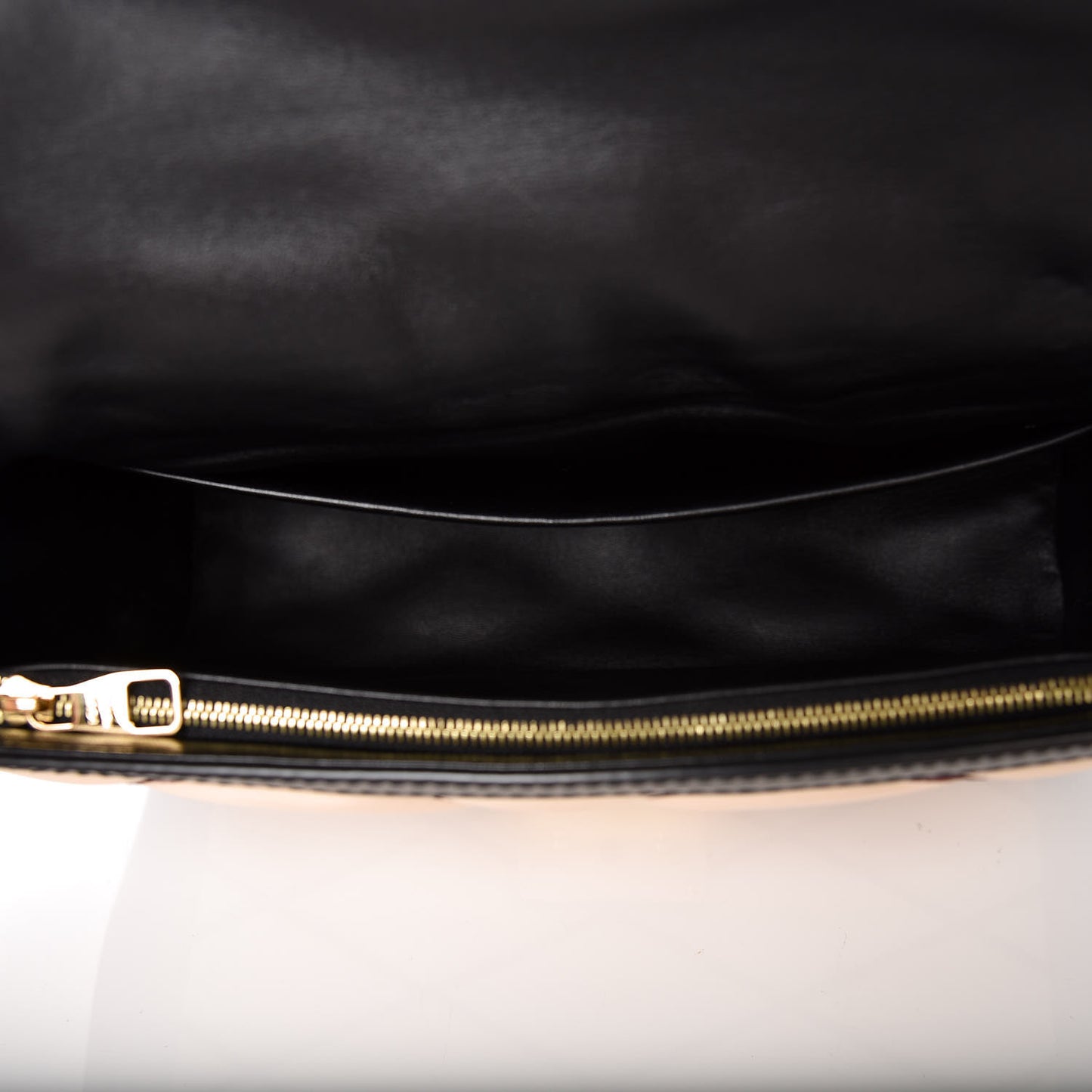 Lambskin Malletage Pochette Flap Natural