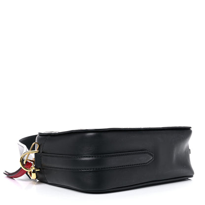 Fendi Vitello Century F is Fendi Bi-Color FF 1974 Embossed Camera Case Maya Black 4 of 12