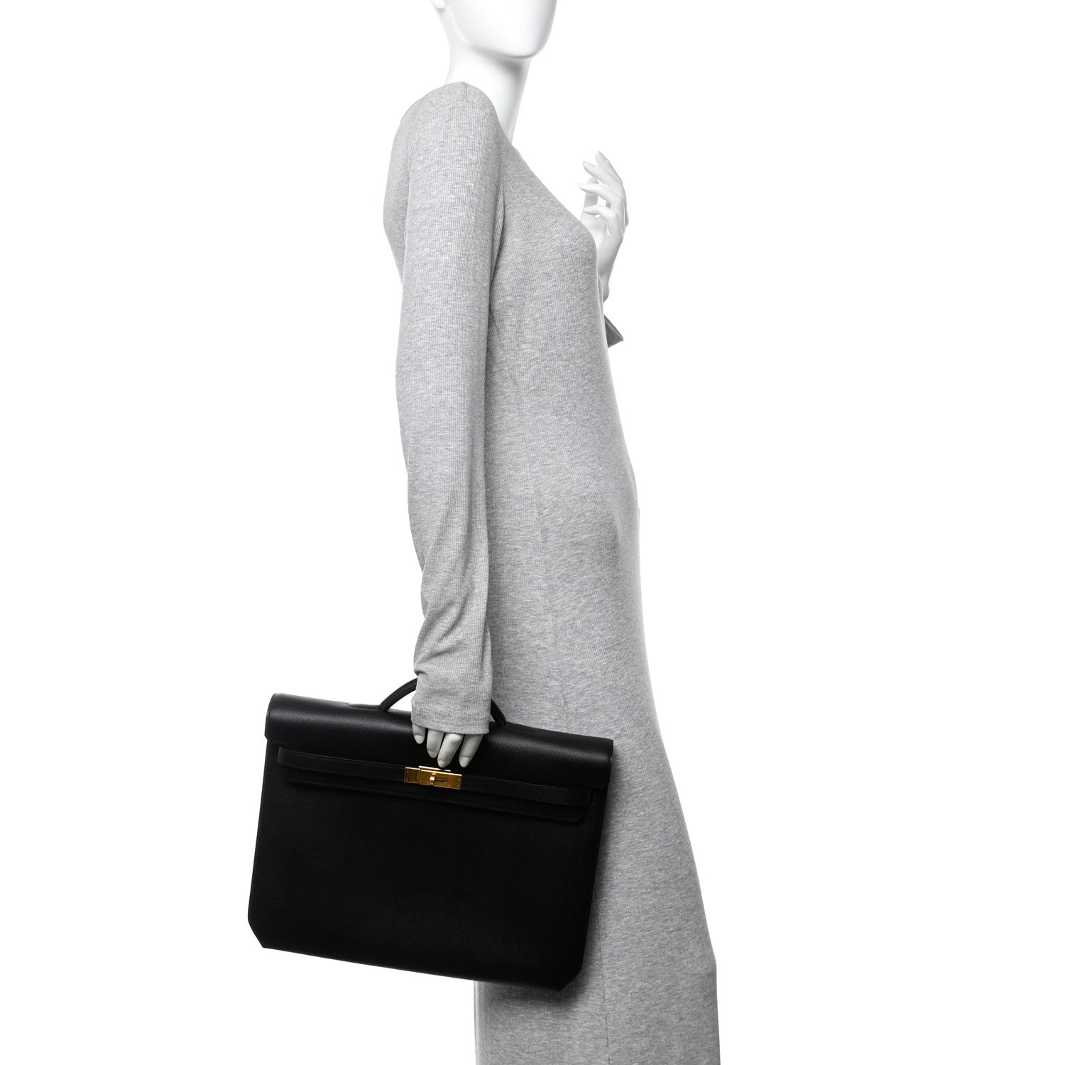 Hermes Epsom Kelly Depeches 36 Black 1834514 – FASHIONPHILE
