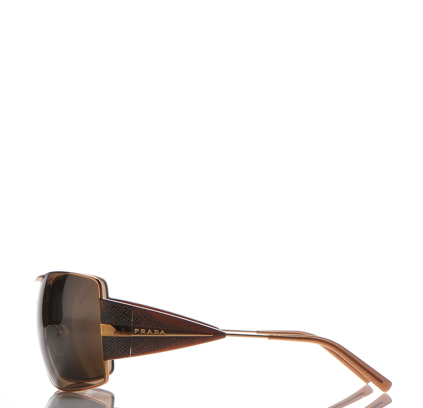 Metal Oversized Sunglasses SPR 68H Bronze