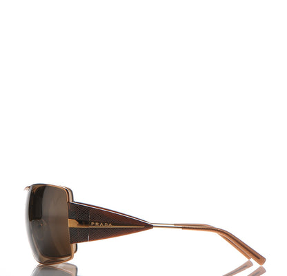 Prada Metal Oversized Sunglasses SPR 68H Bronze 3 of 7