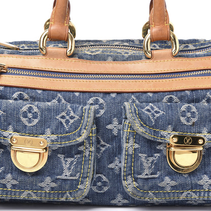 Louis Vuitton Monogram Denim Neo Speedy Blue 10 of 11