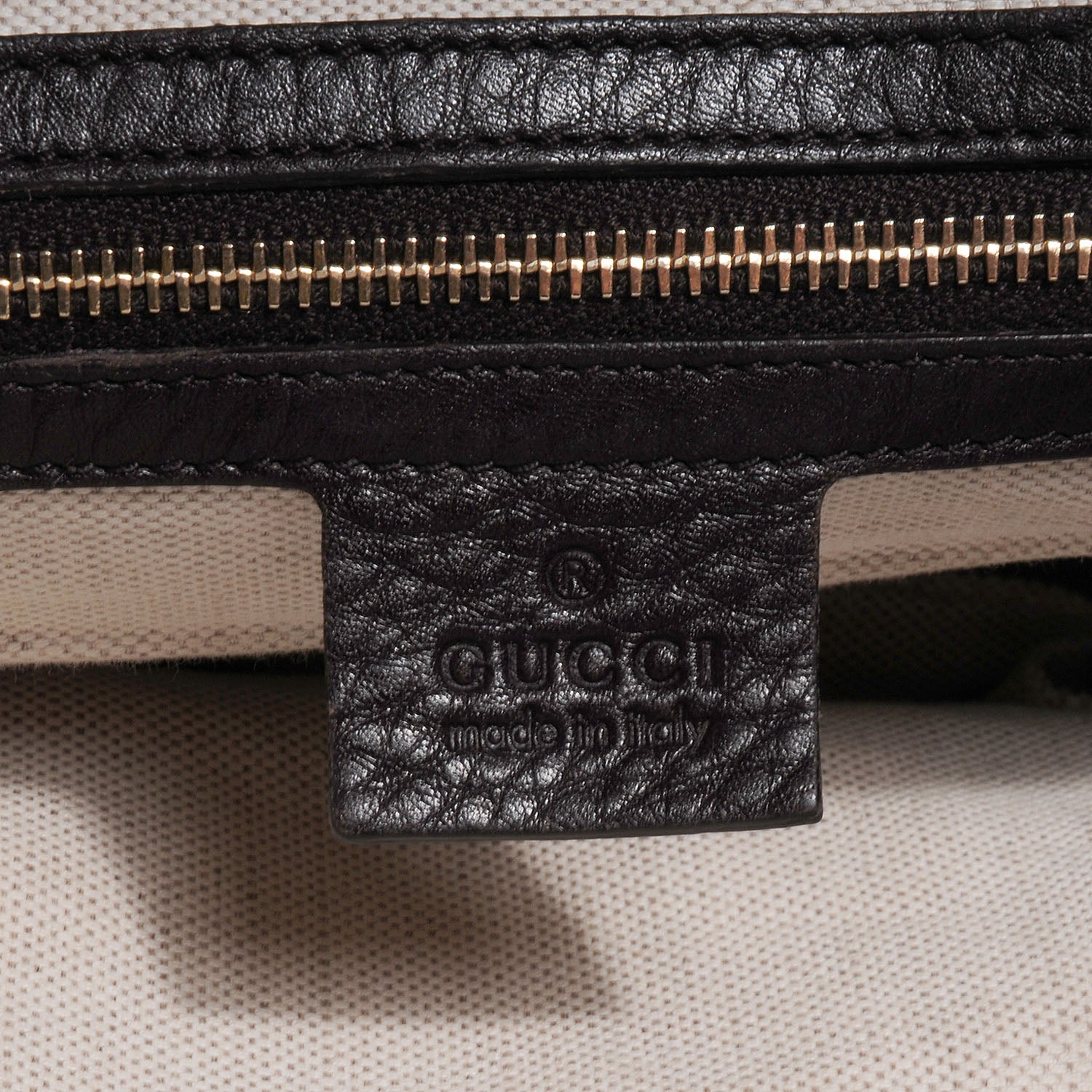 Gucci Web Leather Medium Boston Coffee Brown 8 of 10