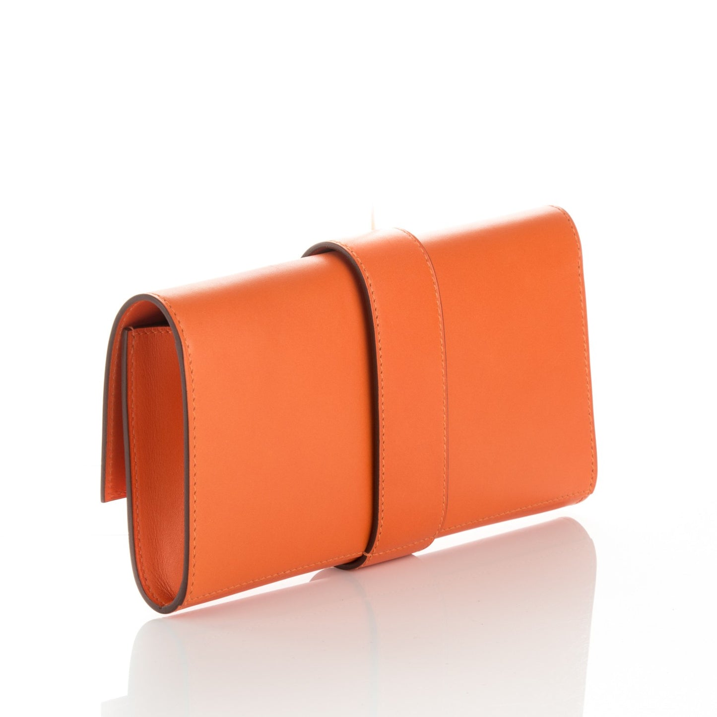 Tadelakt Medor 23 Clutch Orange