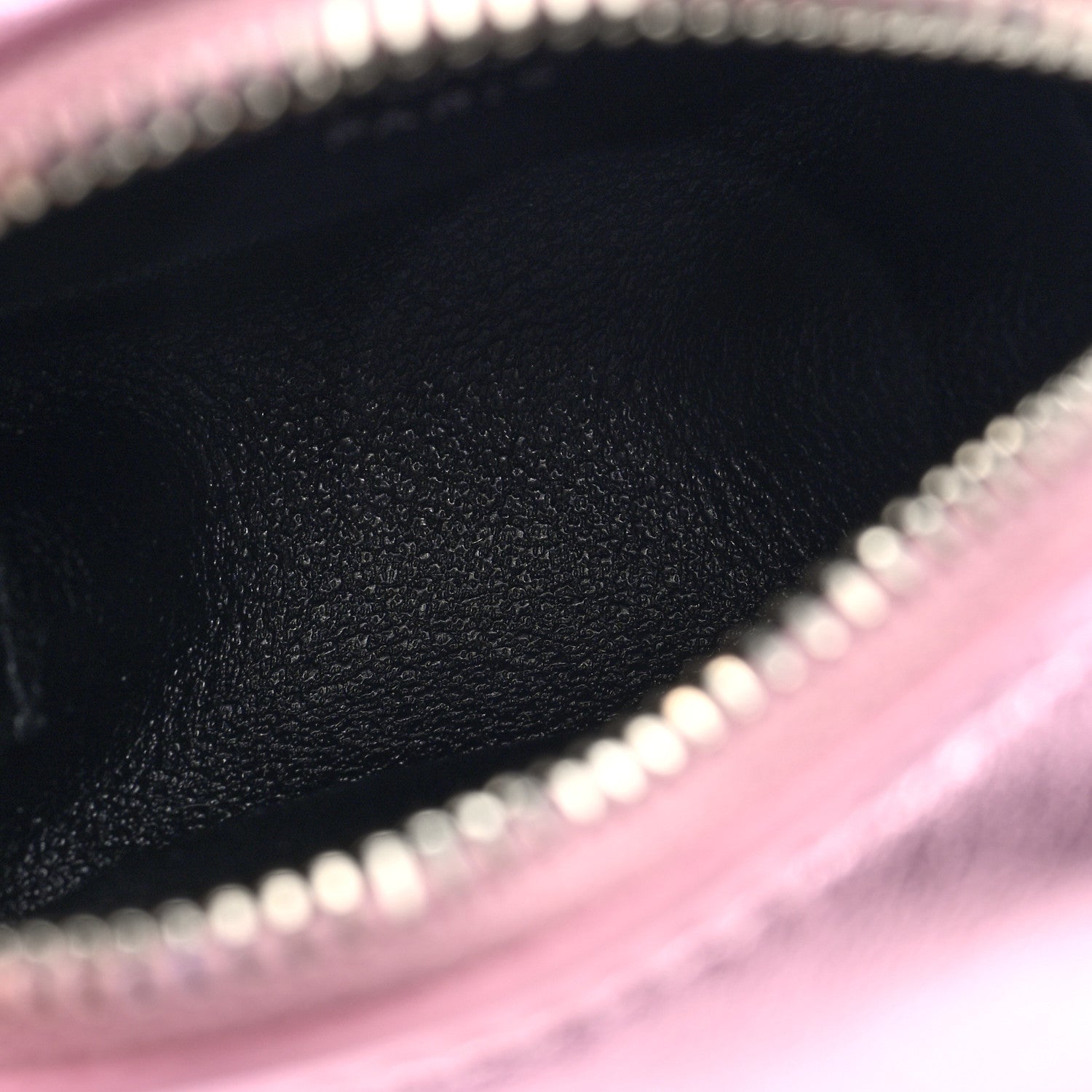 Saint Laurent Crinkled Lame Calfskin Jaime Cube Charm Keychain Violet 5 of 6