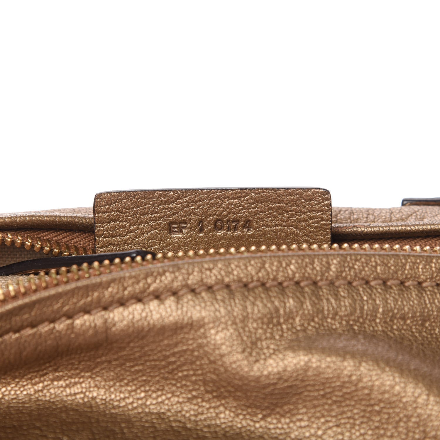 Givenchy Metallic Sugar Goatskin Mini Pandora Gold 9 of 10