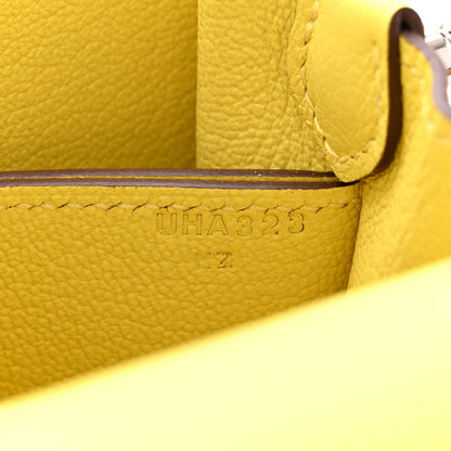 Hermes Evercolor Mini Sac Roulis Lime White 7 of 10