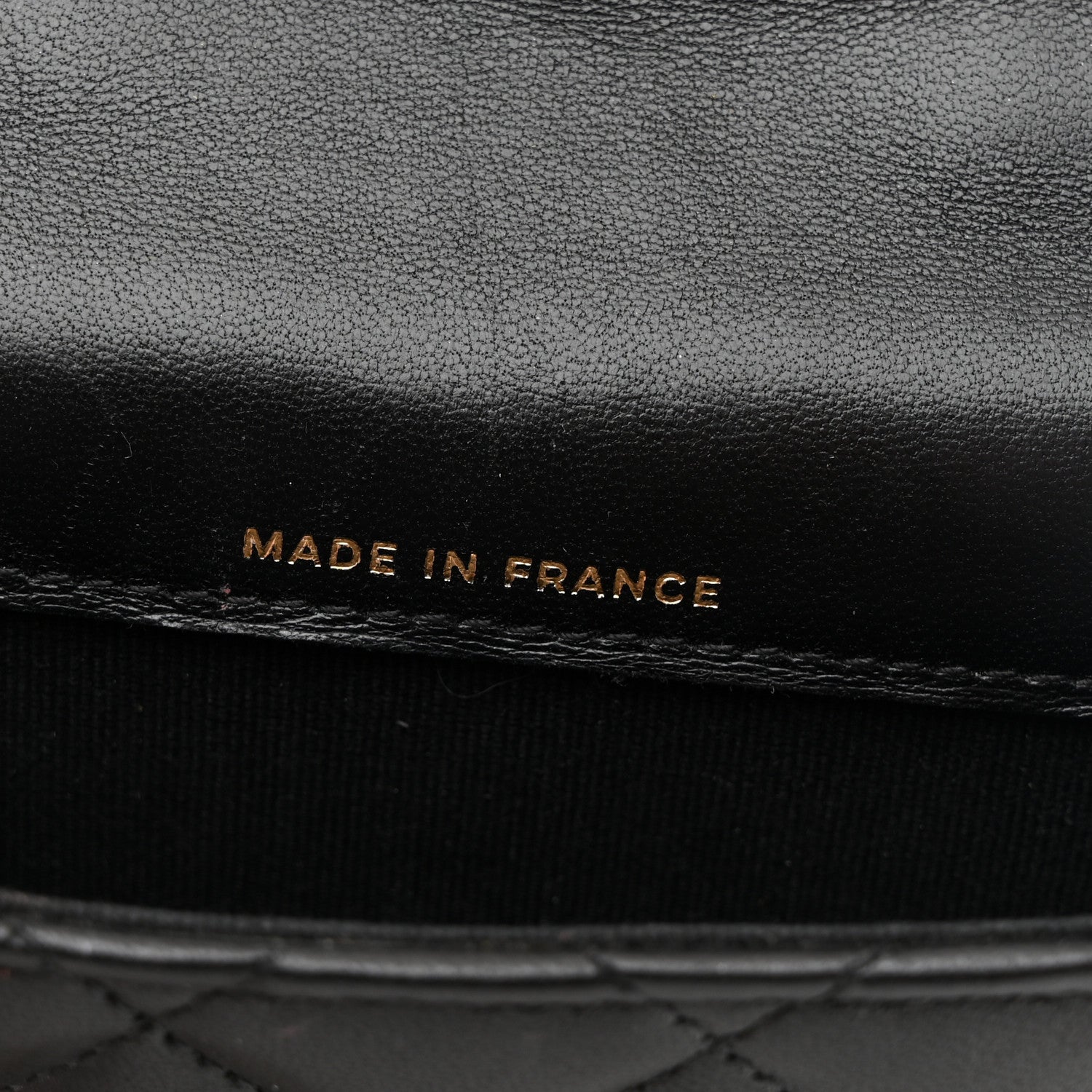 Chanel Lambskin Quilted Top Handle Flap Coin Purse With Chain Black 6 of 11