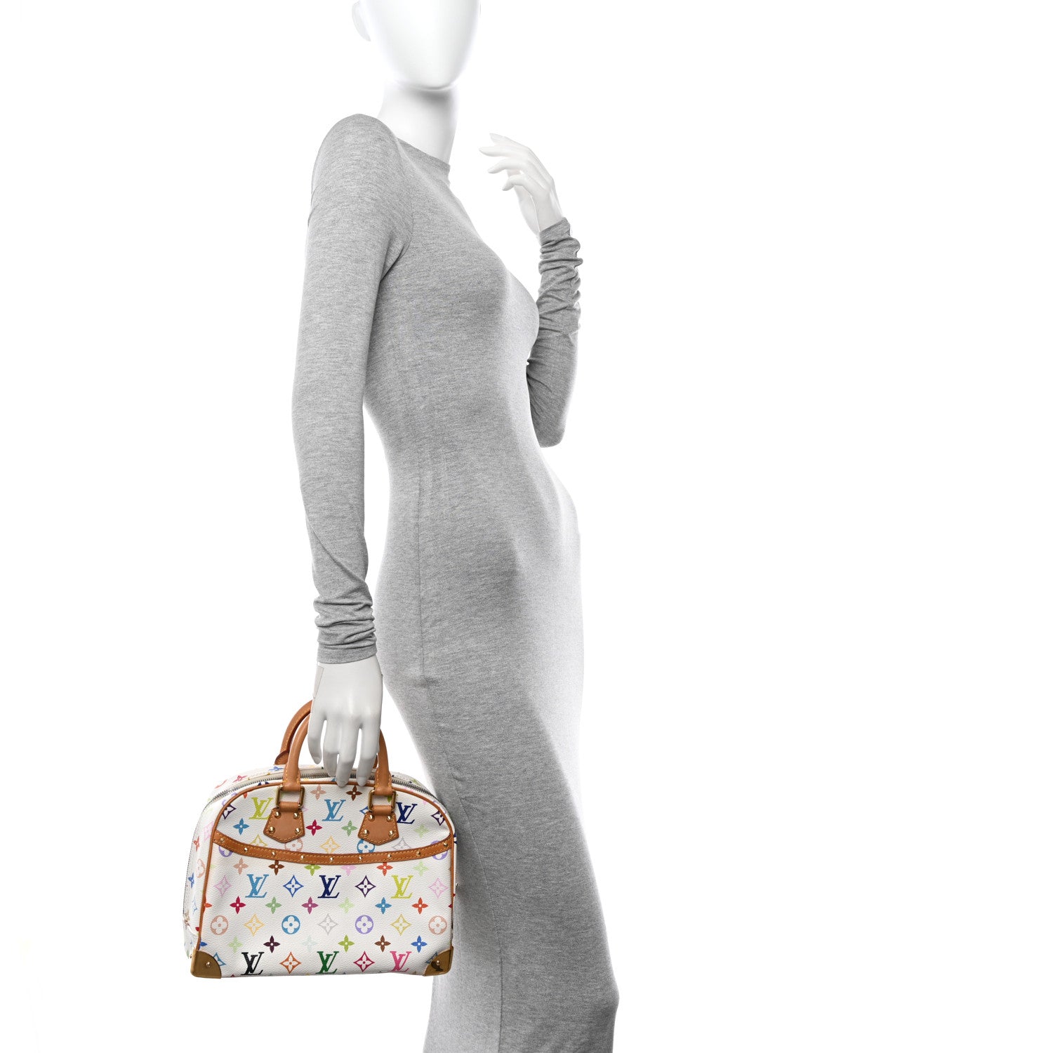 Louis Vuitton Monogram Multicolor Trouville White 2 of 12