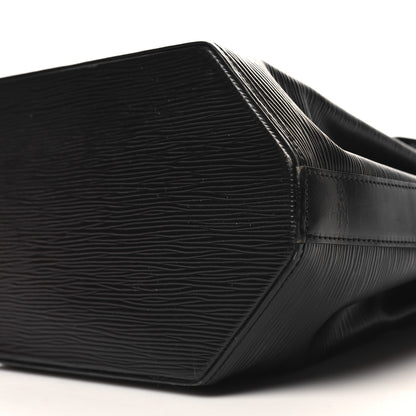 Louis Vuitton Epi Sac D'Epaule GM Black 9 of 10
