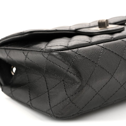 Chanel Goatskin Quilted 2.55 Reissue Mini Flap Dark Silver 8 of 10