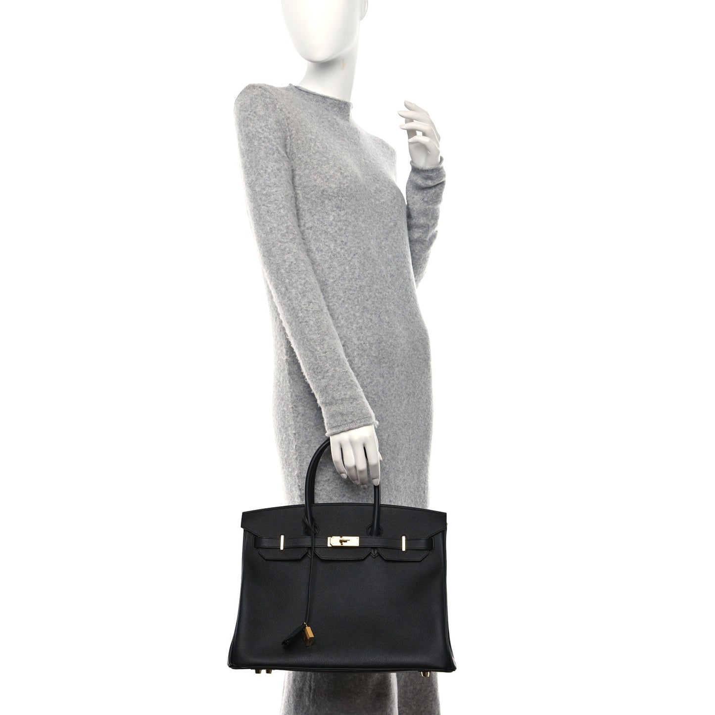 Epsom Birkin 35 Black