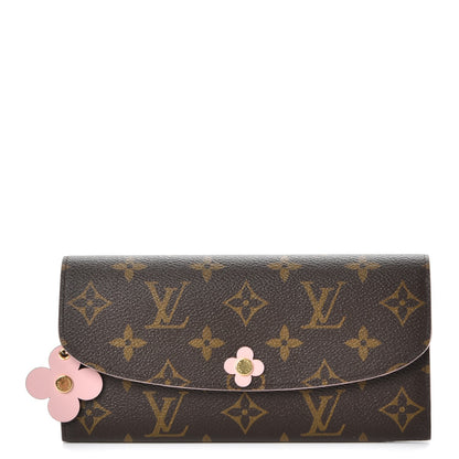 Louis Vuitton Monogram Bloom Flower Emilie Wallet 1 of 8