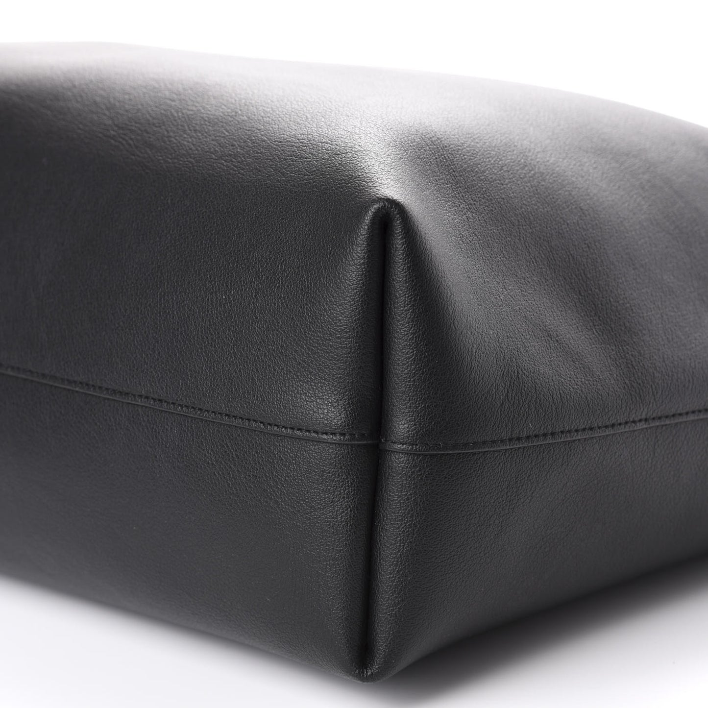 Calfskin Large Shopping Tote Black