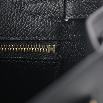 Hermes Epsom Kelly Sellier 25 Black 26 of 39