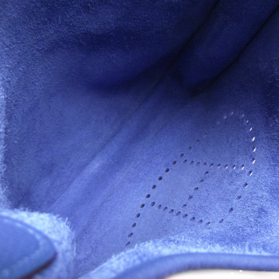 Hermes Taurillon Clemence Evelyn III GM Amazone Bleu Mykonos 6 of 9