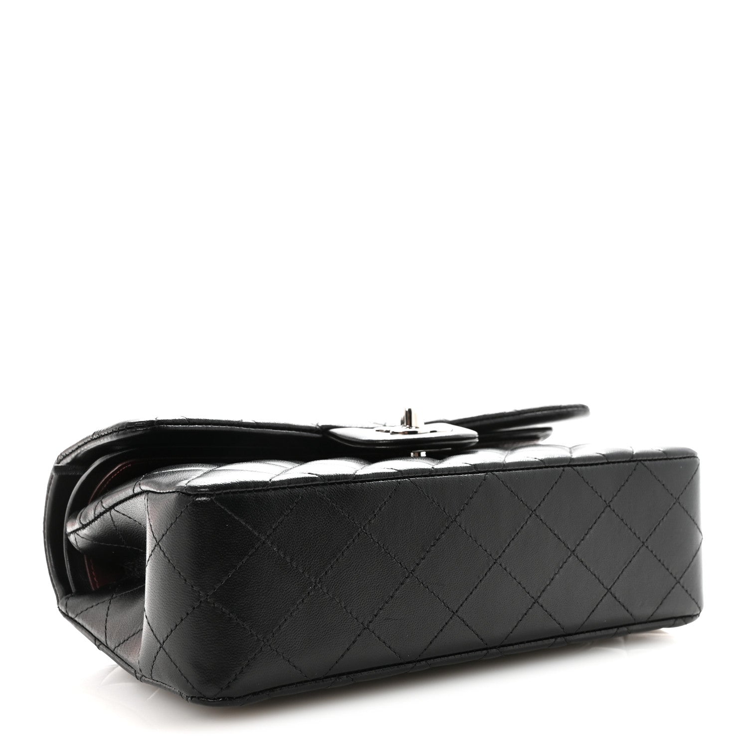 Chanel Lambskin Quilted Small Double Flap Black 5 of 12