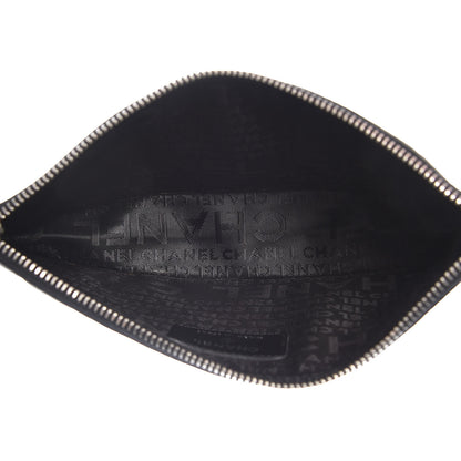Chanel Lambskin Precious Symbols Pochette Black 4 of 9