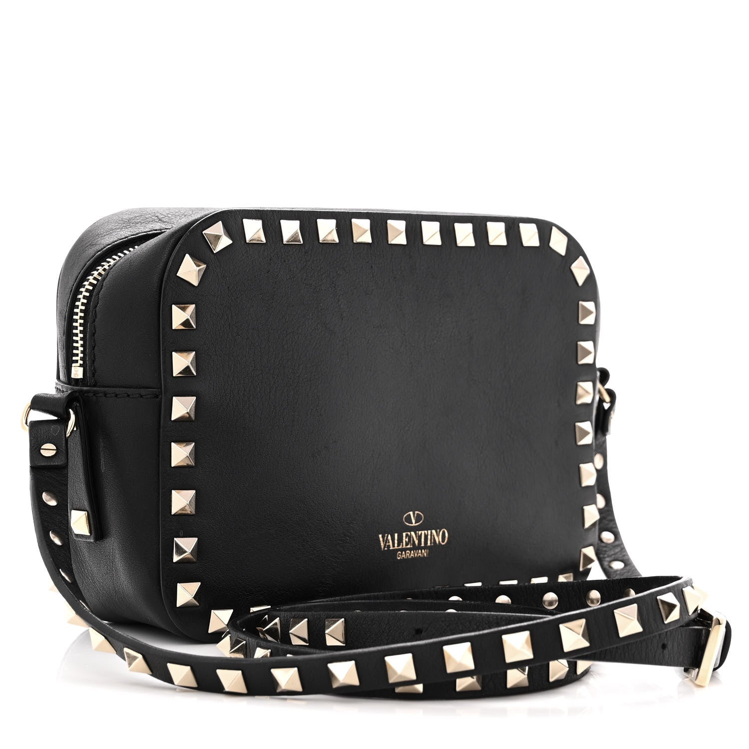 Valentino Garavani Calfskin Rockstud Camera Crossbody Bag 3 of 14