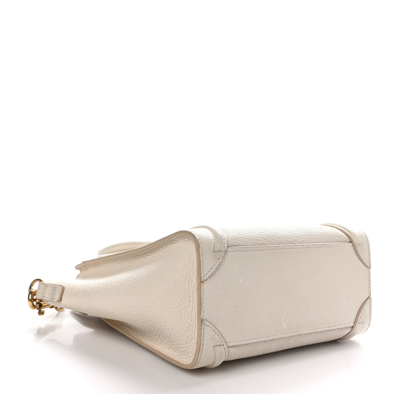 Celine Goatskin Nano Luggage White 4 of 13