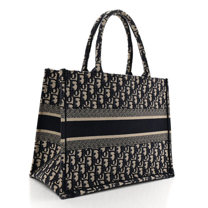 Christian Dior Oblique Medium Book Tote Blue Multicolor 3 of 11
