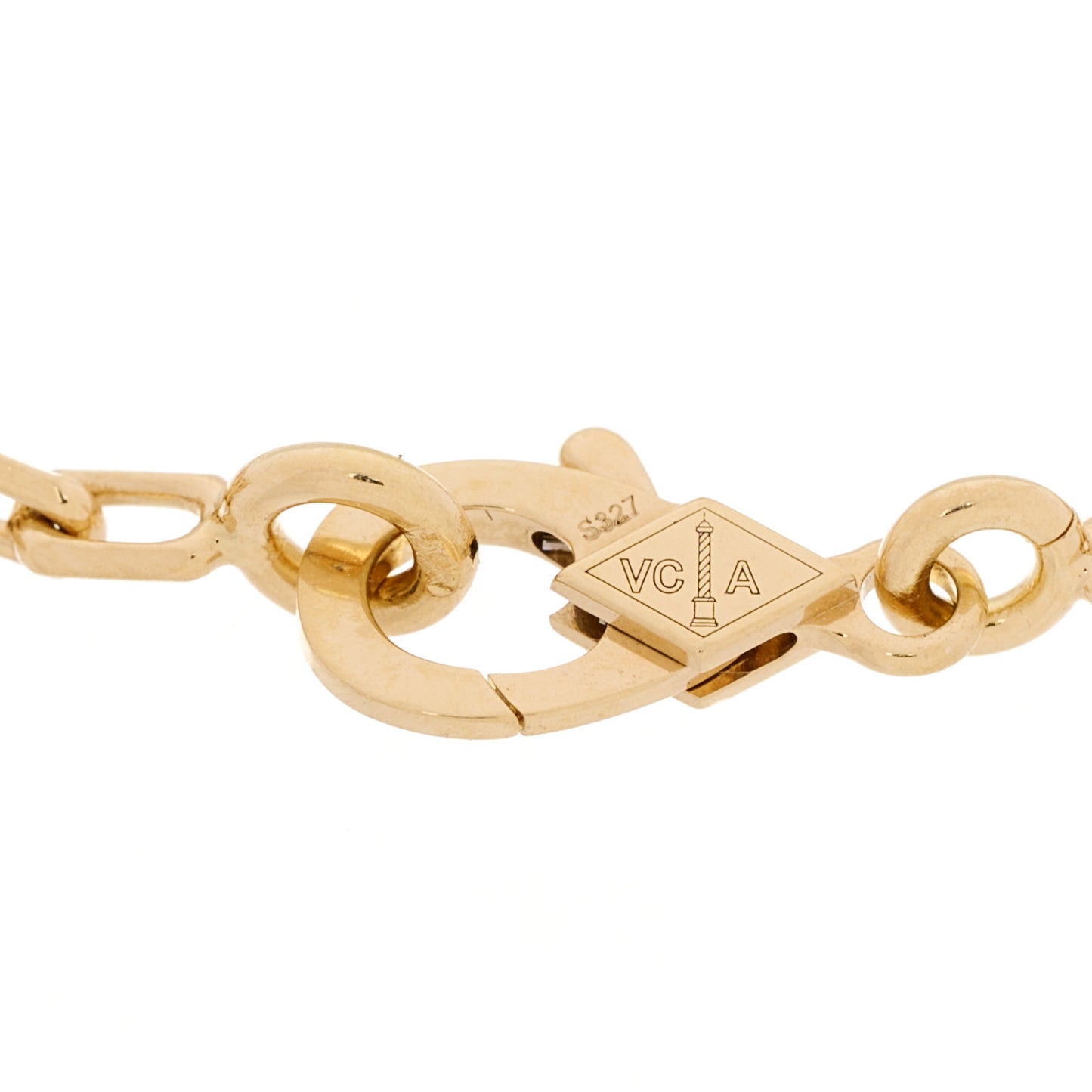 18K Yellow Gold Black Onyx 5 Motifs Vintage Alhambra Bracelet