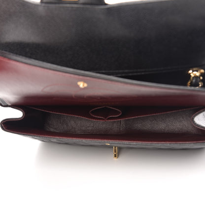 Chanel Caviar Quilted Jumbo Double Flap Black 6 of 9