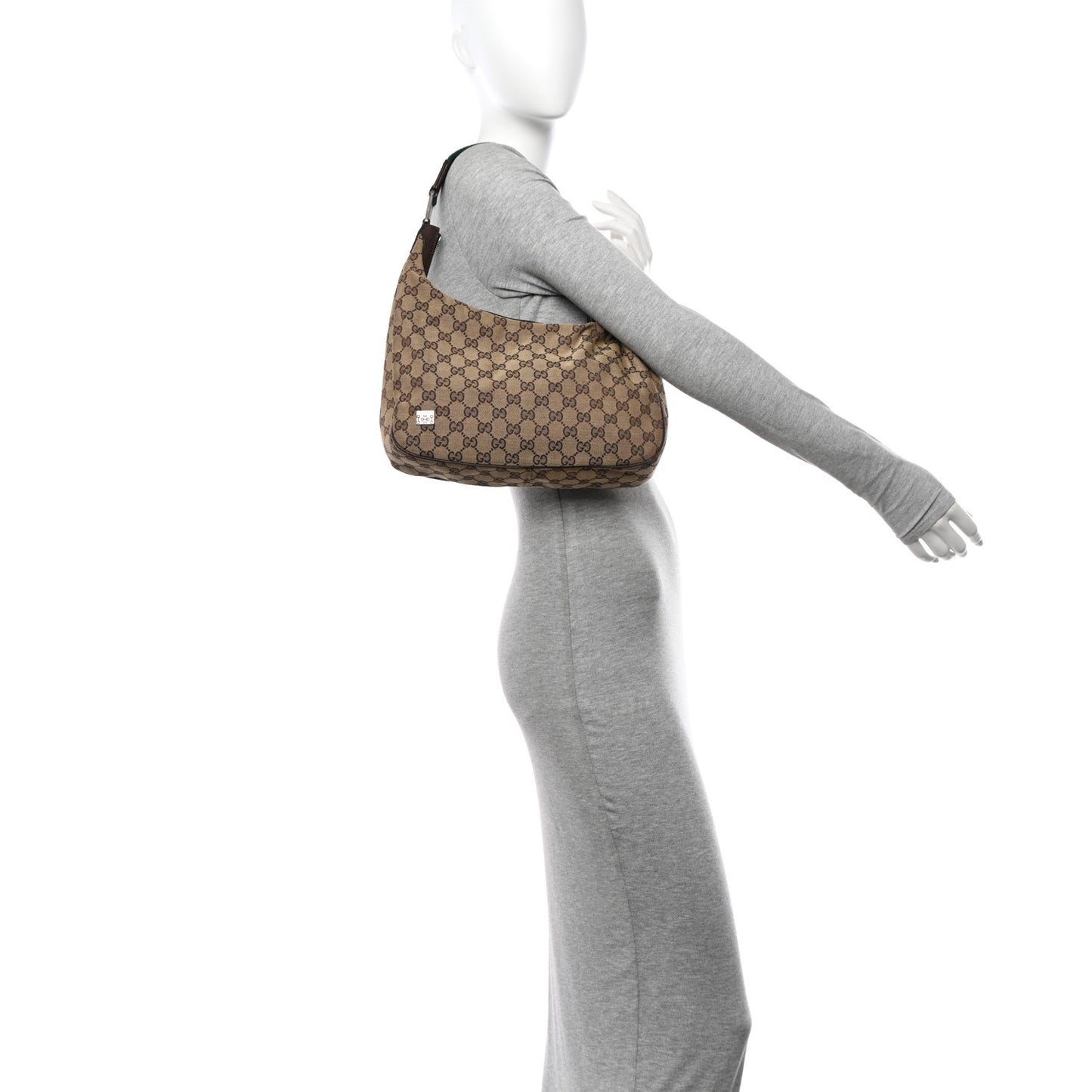 Monogram Medium Pop Hobo Dark Brown