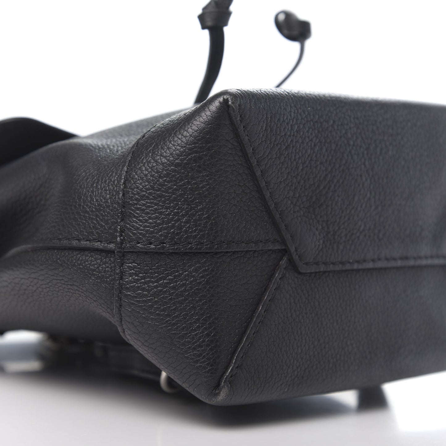 Calfskin Lockme Mini Backpack Black