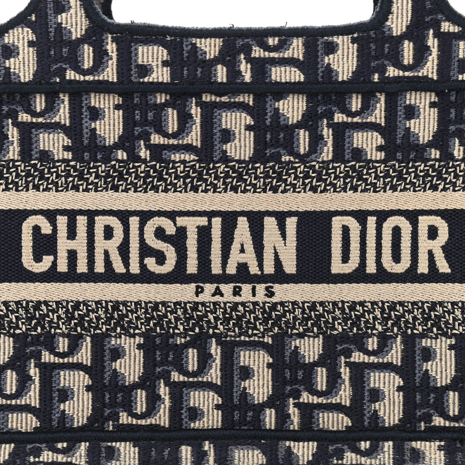 Christian Dior Oblique Mini Book Tote Blue Multicolor 8 of 13